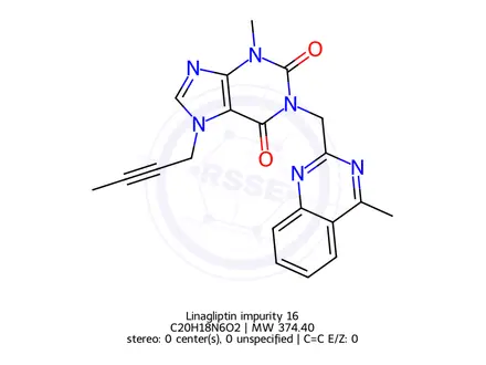 Chemical structure of Linagliptin Impurity Q