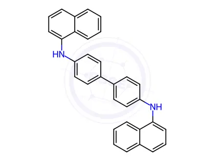 Chemical structure of N,N'-Di(1-naphthyl)-4,4'-benzidine