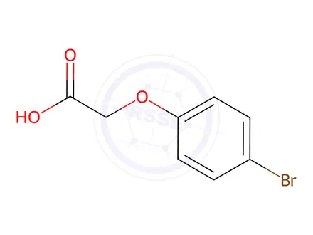 Chemical structure of 4-Bromophenoxyacetic Acid