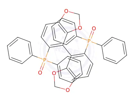 Chemical structure of (S)-[4,4'-Bibenzo[d][1,3]dioxole]-5,5'-diylbis(diphenylphosphineoxide)