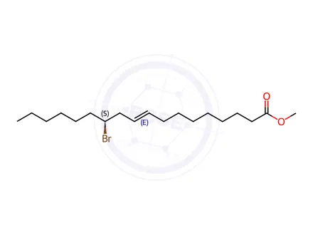 Chemical structure of (9Z,12S)-Methyl 12-Bromo-9-octadecenoic Acid Ester