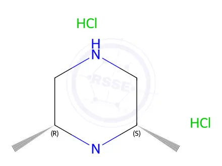 Chemical structure of (2R,6S)-rel-1,2,6-TriMethylpiperazine dihydrochloride