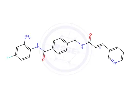 Chemical structure of Chidamide