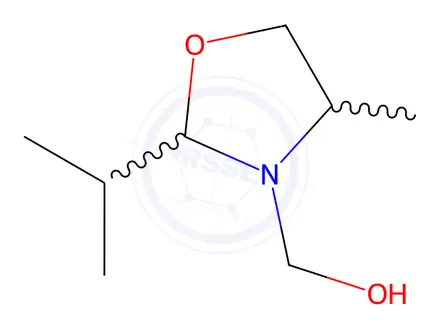 Chemical structure of (2-Isopropyl-4-methyloxazolidin-3-yl)methanol
