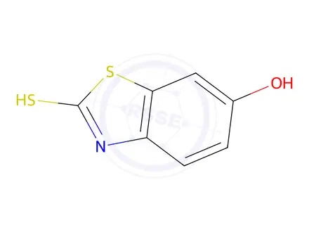 Chemical structure of 6-Hydroxy-2-mercaptobenzothiazole