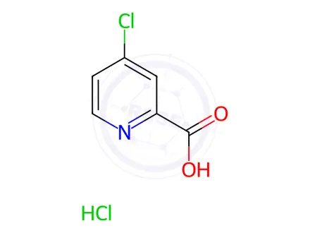 Chemical structure of 4-Chloropicolinic Acid Hydrochloride