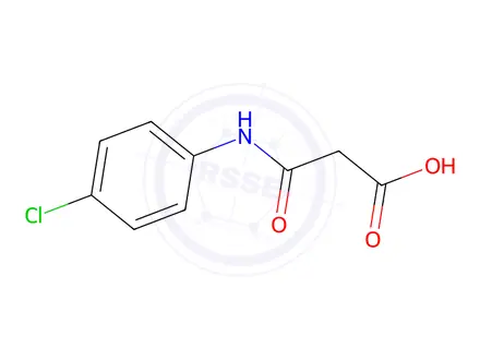 Chemical structure of 3-(4-CHLOROANILINO)-3-OXOPROPANOIC ACID