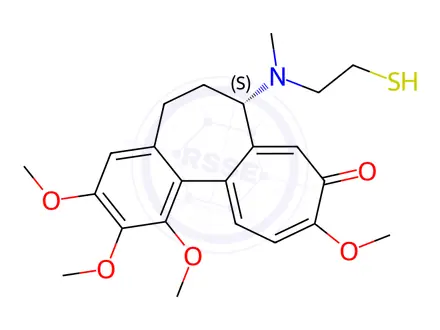 Chemical structure of N-(2-Mercaptoethyl) Demecolcine
