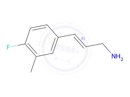 Chemical structure of 3-(4-Fluoro-3-methylphenyl)prop-2-en-1-amine