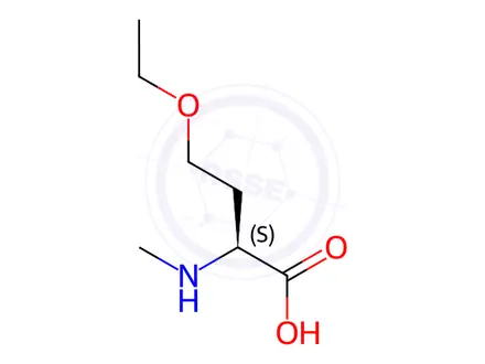 Chemical structure of O-Ethyl-N-methyl-L-homoserine
