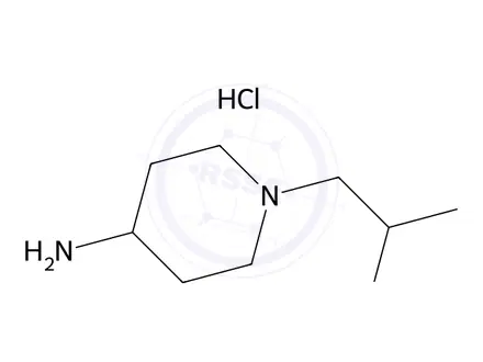 Chemical structure of 1-(2-Fluoropropyl)piperidin-4-amine hydrochloride