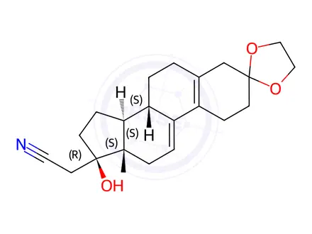 Chemical structure of Dienogest EP Impurity D