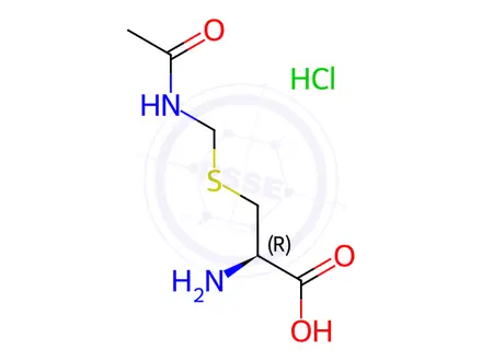Chemical structure of S-Acetamidomethyl-L-cysteine Hydrochloride
