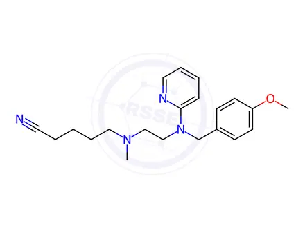 Chemical structure of N’-(4-Cyanobutyl)-N-(4-methoxybenzyl)-N’-methyl-N-2-pyridinyl-1,2-ethanediamine