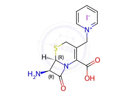 Chemical structure of Ceftazidime Pentahydrate - Impurity C (Iodide Salt)