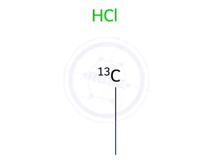 Chemical structure of Trimethylamine-13C3 Hydrochloride