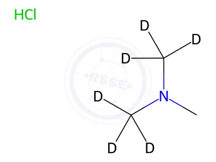 Chemical structure of Trimethyl-d6-amine HCl (dimethyl-d6
