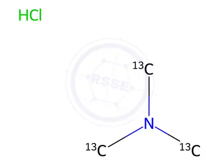 Chemical structure of Trimethylamine hydrochloride