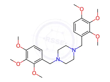 Chemical structure of Trimetazidine EP Impurity B