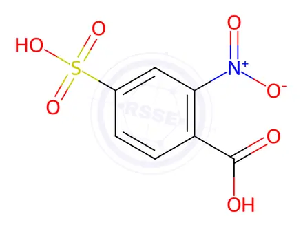 Chemical structure of 2-Nitro-4-sulfobenzoic acid