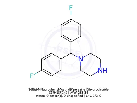 Chemical structure of Flunarizine EP Impurity A