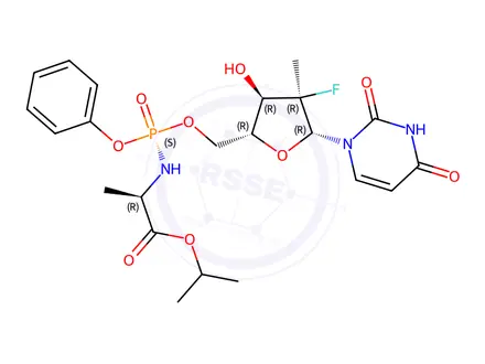 Chemical structure of 2(R)-Methyl Sofosbuvir
