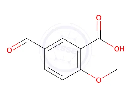 Chemical structure of 5-Formyl-2-methoxybenzoic Acid