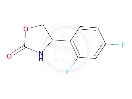 Chemical structure of 4-(2,4-Difluorophenyl)oxazolidin-2-one