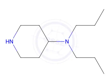 Chemical structure of 4-Di-n-propylamino-piperidine