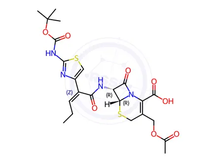Chemical structure of Cefcapene Pivoxil Hydrochloride Impurity 40