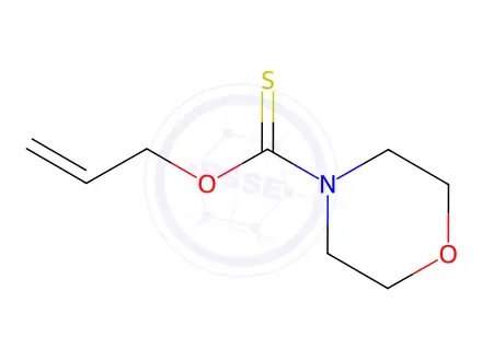 Chemical structure of O-Allyl morpholine-4-carbothioate