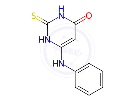 Chemical structure of Methylthiouracil Impurity 3