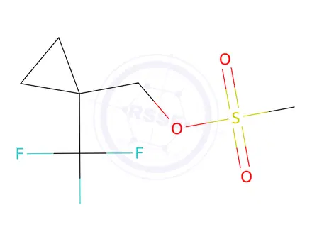 Chemical structure of (1-(Trifluoromethyl)cyclopropyl)methyl methanesulfonate