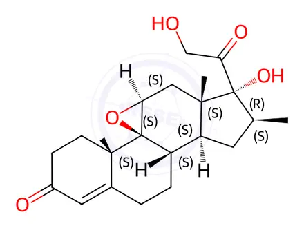 Chemical structure of Beclometasone Impurity 21