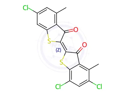 Chemical structure of CI Vat Red 2