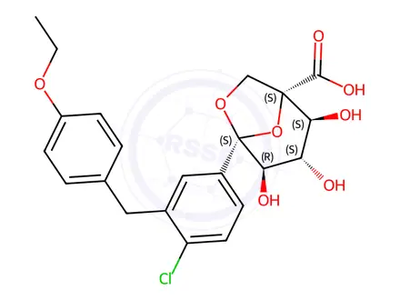 Chemical structure of Ertugliflozin Impurity 94