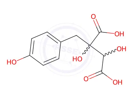 Chemical structure of Piscidic Acid