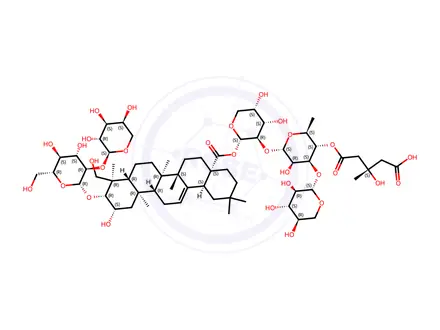 Chemical structure of Secotubeimoside I