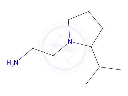 Chemical structure of 2-(2-Isopropylpyrrolidin-1-yl)ethan-1-amine