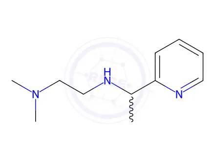 Chemical structure of N1,N1-dimethyl-N2-(1-(pyridin-2-yl)ethyl)ethane-1,2-diamine