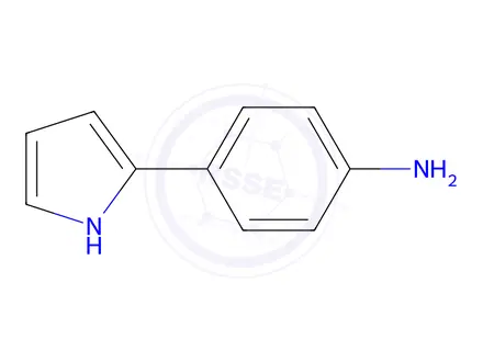Chemical structure of 4-(1H-pyrrol-2-yl)aniline