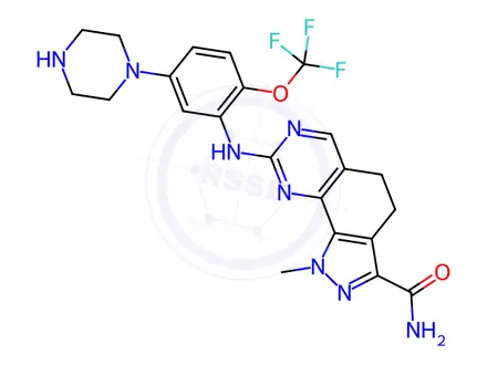 Chemical structure of Onvansertib Impurity 26