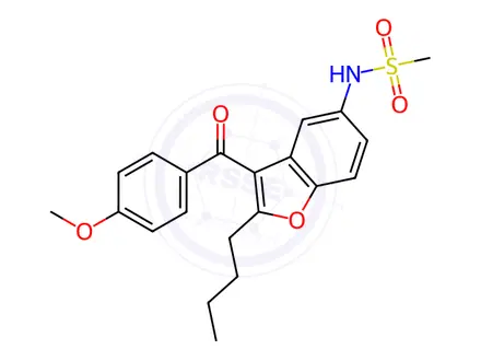 Chemical structure of Dronedarone Hydrochloride Impurity 75