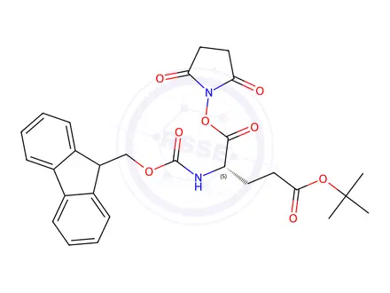 Chemical structure of Fmoc-Glu(OtBu)-OSu