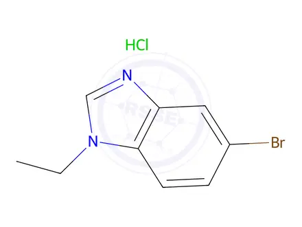 Chemical structure of 5-Bromo-1-ethylbenzoimidazole hydrochloride