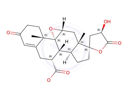 Chemical structure of 21β-HydroxyeplerenoneDISCONTINUED. Offer H804508