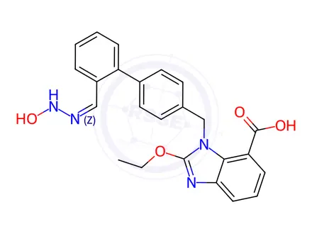 Chemical structure of Azilsartan Impurity C