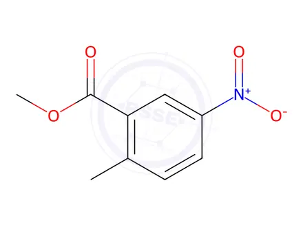 Chemical structure of 2-methyl-5-nitro-benzoic acid methyl ester