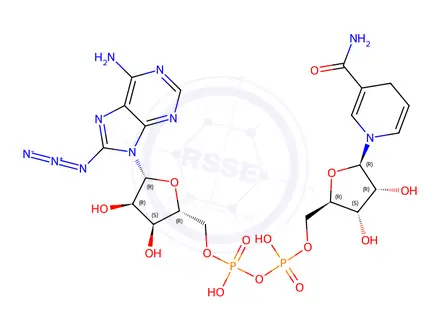 Chemical structure of nicotinamide 8-azidoadenine dinucleotide