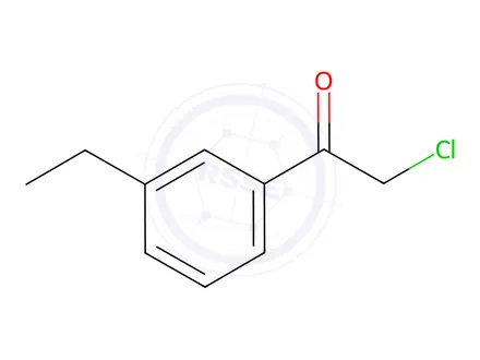 Chemical structure of Acetophenone, 2-chloro-3-ethyl-(8CI)
